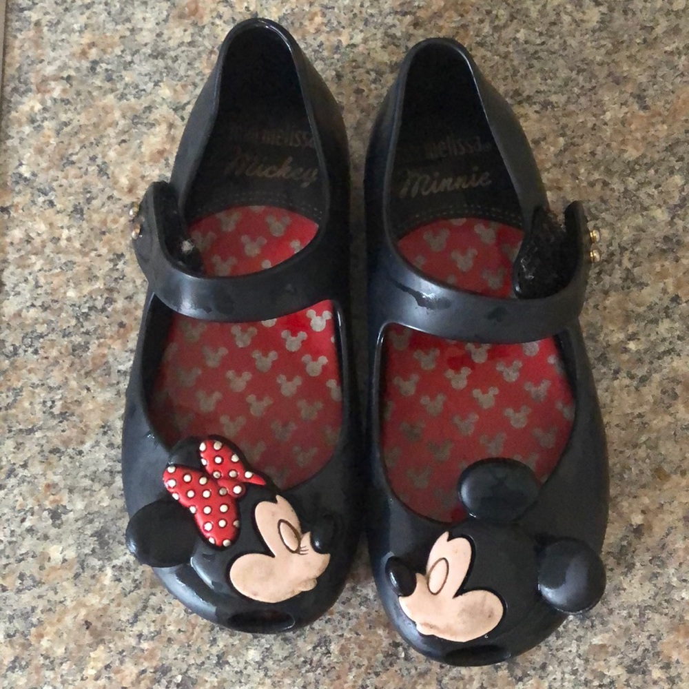 Mini Melissa Mickey and Minnie shoes!